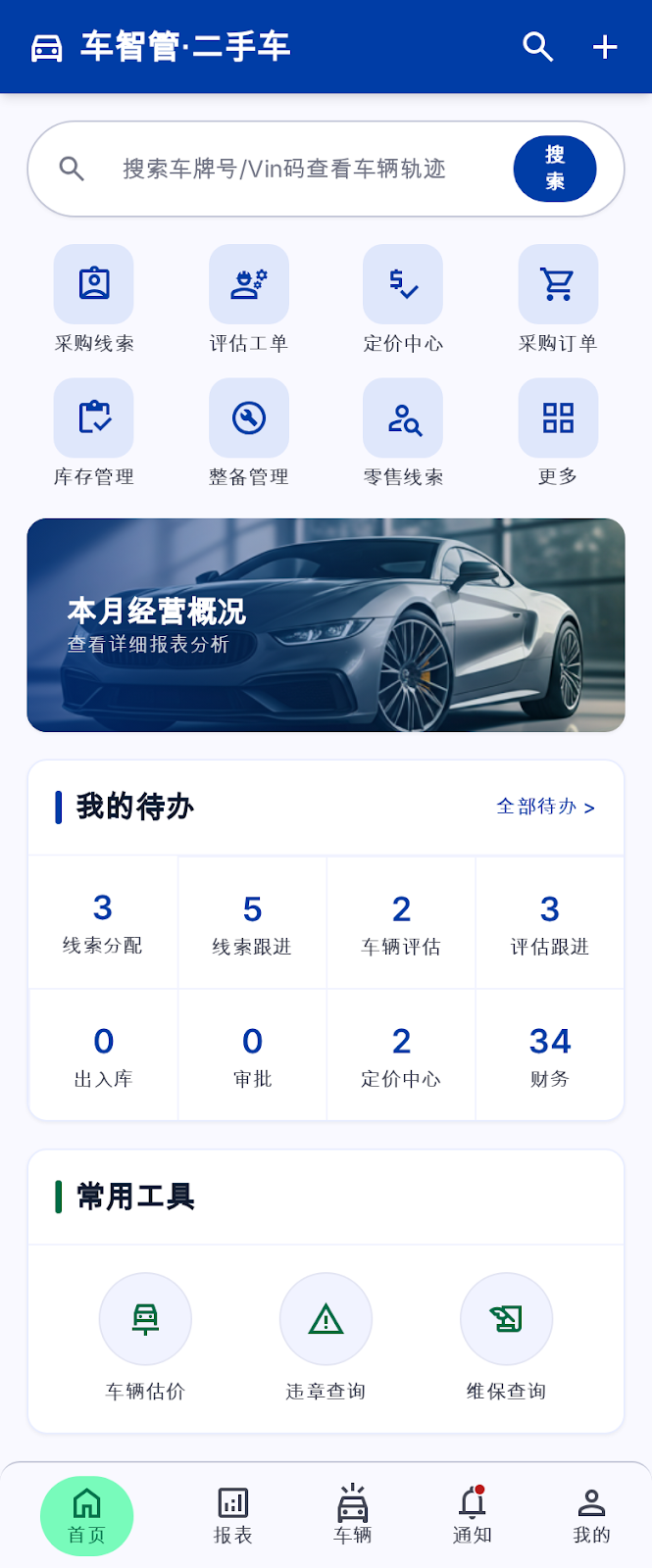 4S 二手车系统首页